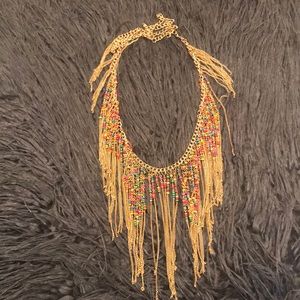 Beautiful multi color beads necklace